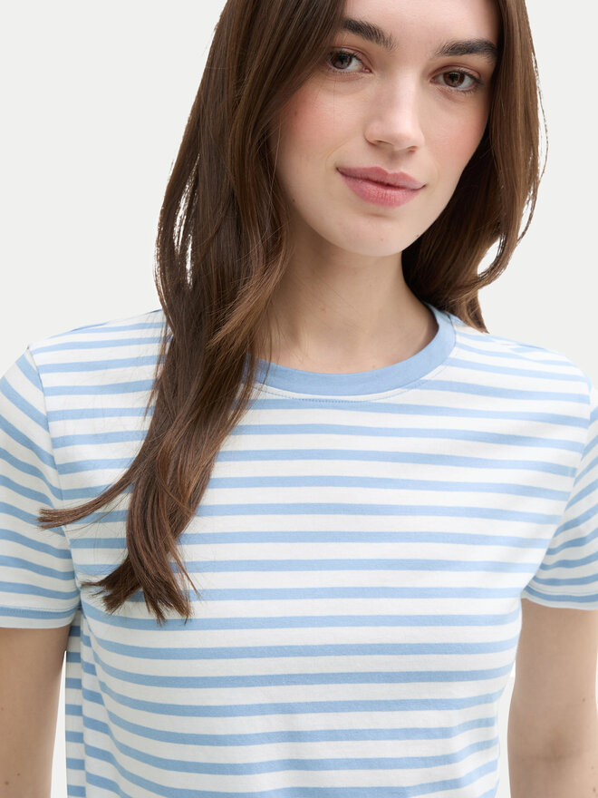 Tom Tailor Denim Tom Tailor Denim Camiseta 1035867 Azul Boxy Fit