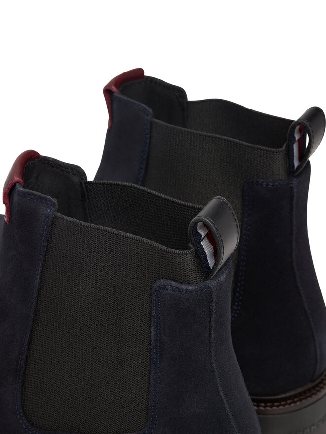 Tommy Hilfiger Klassische Stiefeletten Tommy Hilfiger Comfort Lwt FM0FM05592 Dunkelblau