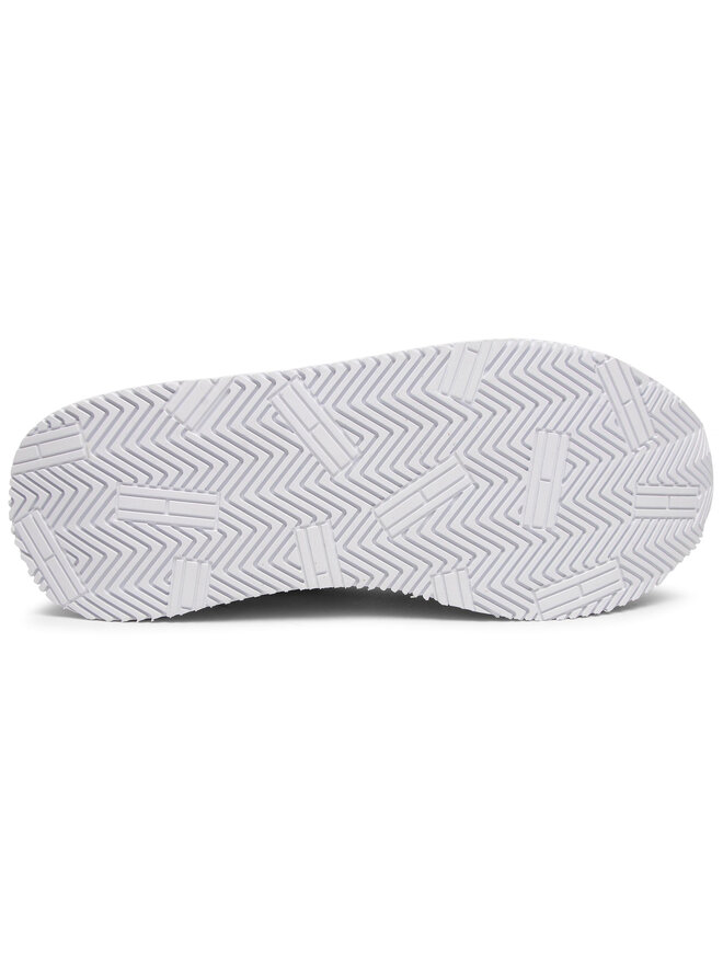 Tommy Jeans Laisvalaikio batai Tommy Jeans Flatform Runner EN0EN01357 Balta