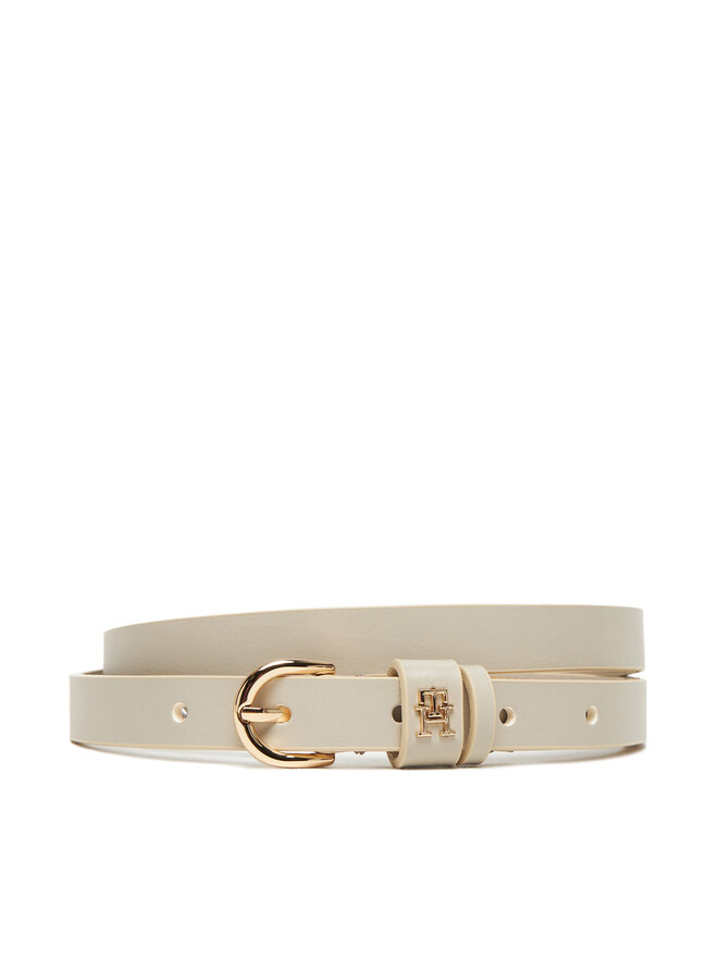 Tommy Hilfiger Cinturón para mujer Tommy Hilfiger Essential Effortless 1.5 AW0AW17759 Écru