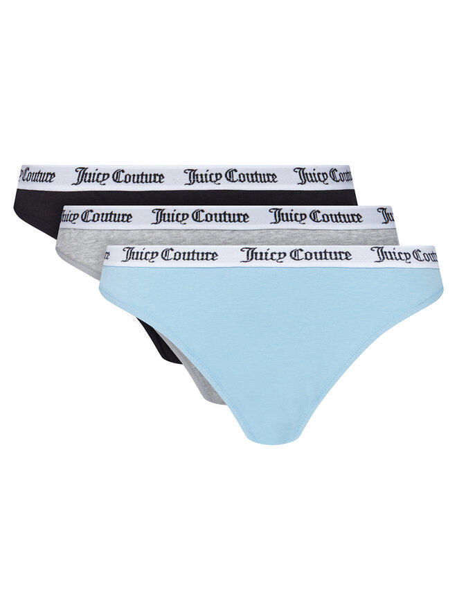 Juicy Couture Juicy Couture Набір з 3 пар класичних трусів Diddi JCLBR224572 Кольоровий