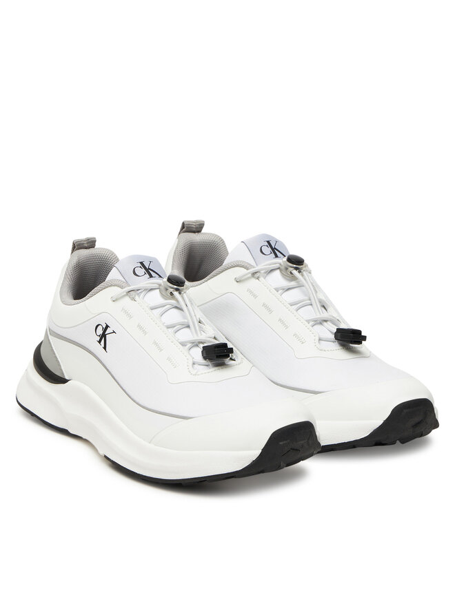 Calvin Klein Сникърси Calvin Klein Low Cut Lace-Up Sneaker V3X9-83171-1844 D Бял