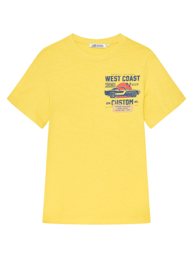Original Marines Original Marines Camiseta DFP4204YM Amarillo Regular Fit