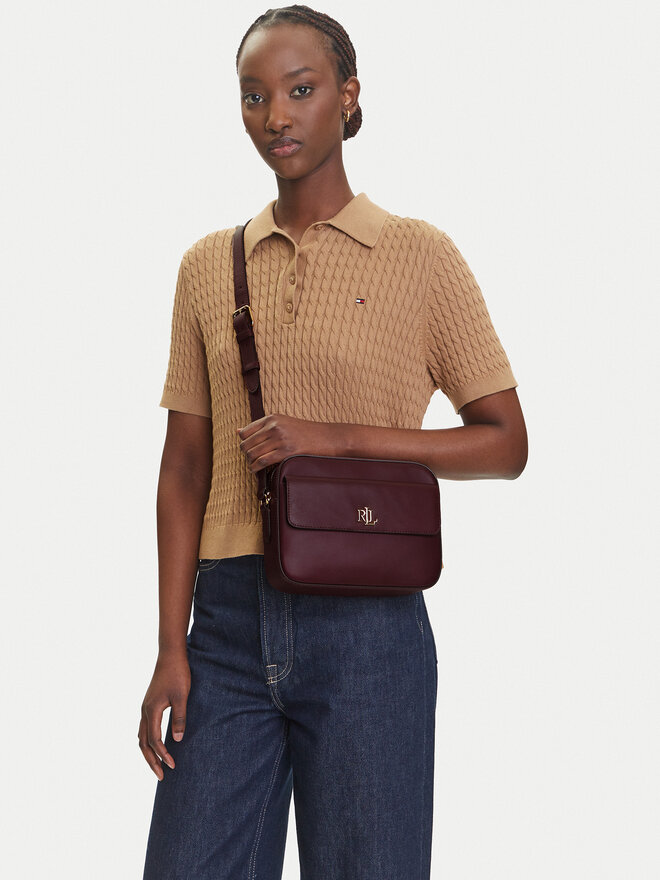 LAUREN RALPH LAUREN Handtasche LAUREN RALPH LAUREN 431926645012 Dunkelrot