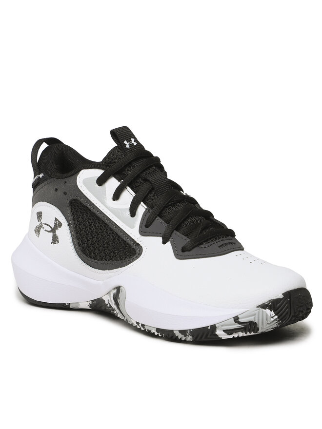 Under Armour Basketbalové boty Under Armour Ua Gs Lockdown 6 3025617-101 Bílá