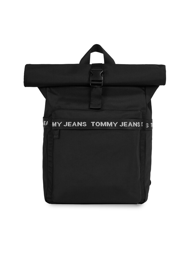 Tommy Jeans Batoh Tommy Jeans Tjm Essential Rolltop Bp AM0AM11176 Černá