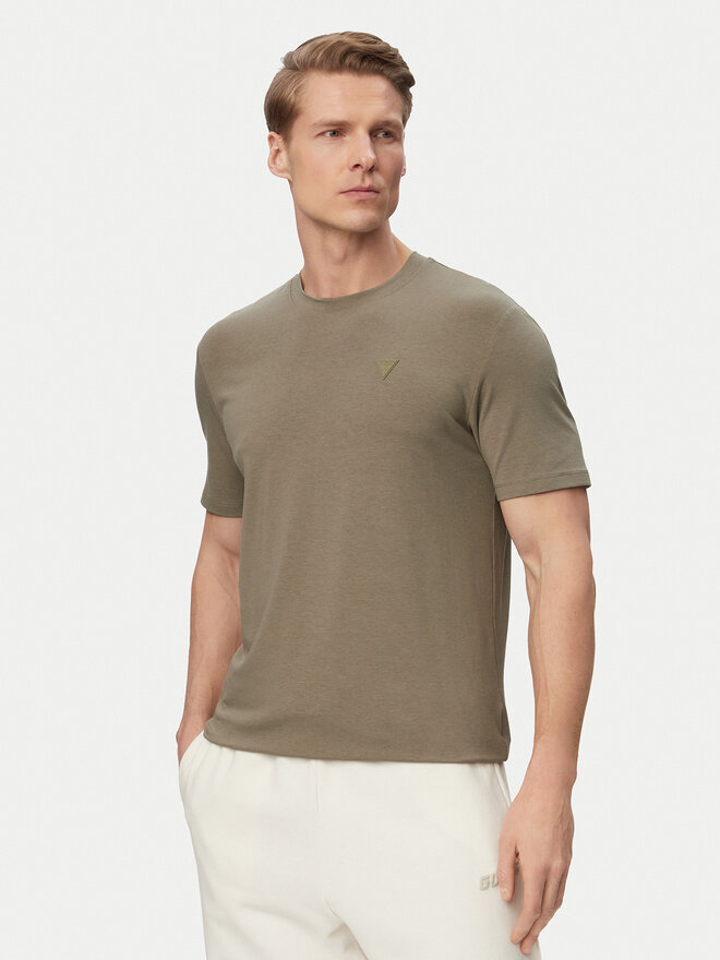 Guess Guess Футболка Z2YI12 JR06K Хакі Regular Fit