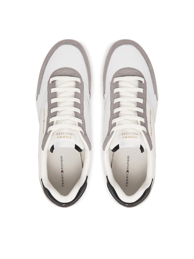 Tommy Hilfiger Sneakers Tommy Hilfiger Lopro Lth Mix Rwb FM0FM05826 Weiß