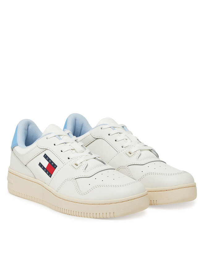 Tommy Jeans Sneakersy Tommy Jeans Tjw Retro Basket Ess EN0EN02505 Modrá