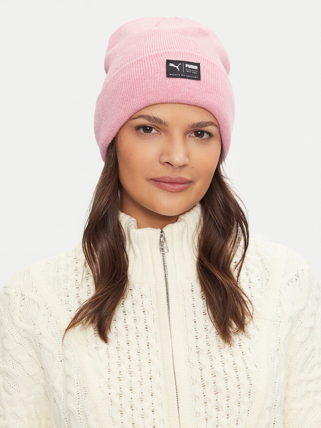 Puma Czapka Puma Archive Heather Beanie 021739 27 Różowy