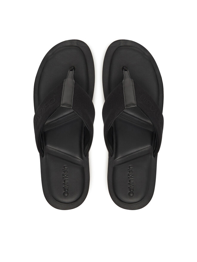 Calvin Klein Zehentrenner Calvin Klein Toepost Cv Logo HM0HM01745 Schwarz