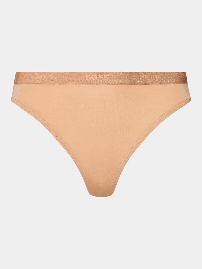 BOSS Boss Стрінги 50502752 Бежевий