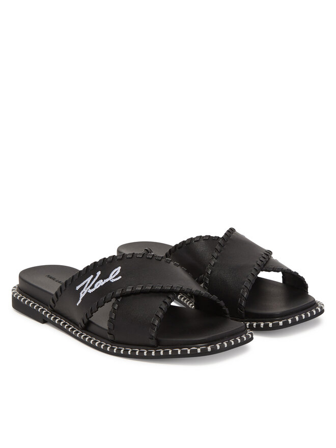 KARL LAGERFELD Šľapky KARL LAGERFELD Kleo KL81372 Čierna