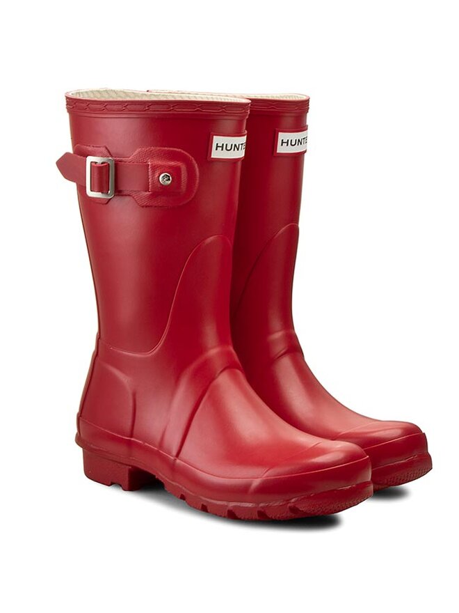Hunter Гумени ботуши Hunter Original Short WFS1000RMA Червен