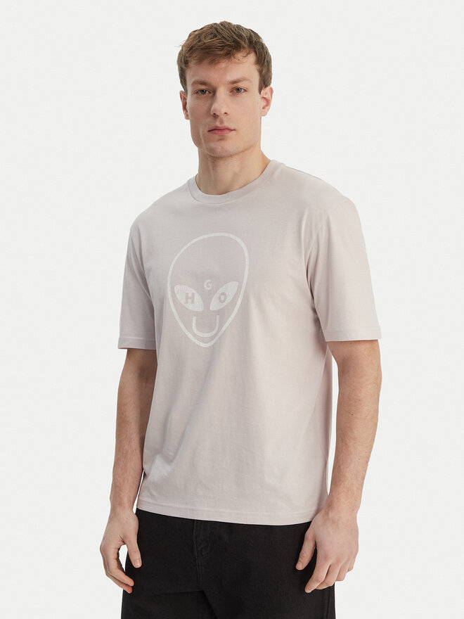 HUGO HUGO T-Shirt Nalien 50560060 Helllila Regular Fit