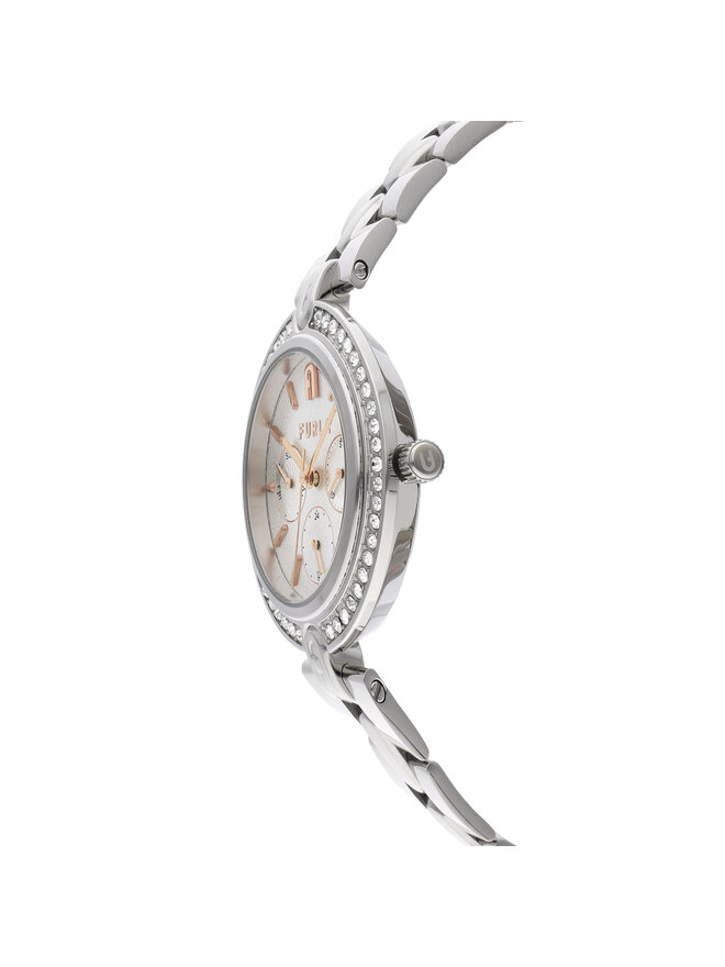 Furla Zegarek Furla Logo Links WW00030-K21000-AR000-1-003-20-CN-W Srebrny