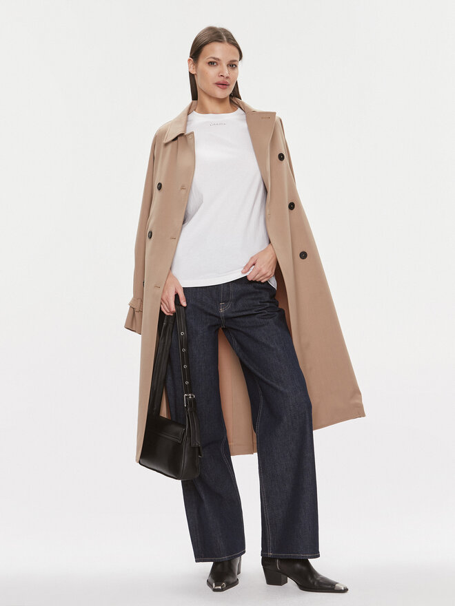 Calvin Klein Calvin Klein T-Shirt Metallic Micro Logo T Shirt K20K206967 Λευκό Regular Fit