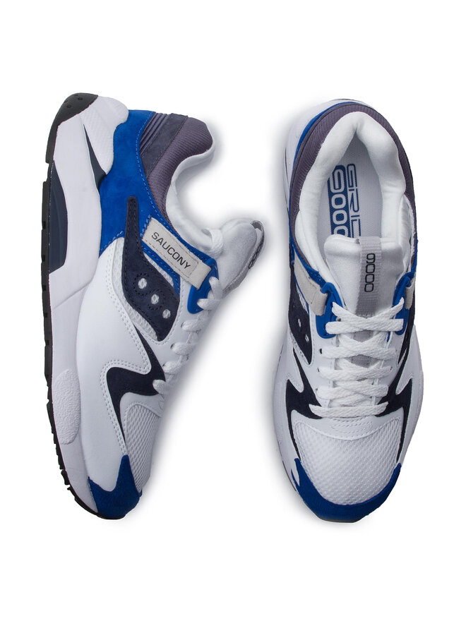 Saucony grid 9000 white on sale