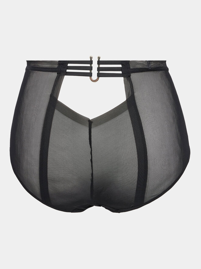 Chantelle X Chantelle X Klassischer Damenslip mit hoher Taille Impulse C01G40 Schwarz