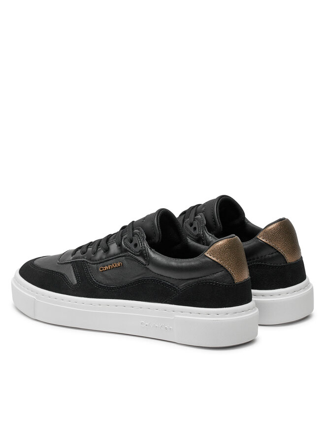 Calvin Klein Zapatillas Calvin Klein Cupsole Lace Up W/Ml Mix M HW0HW02114 Negro