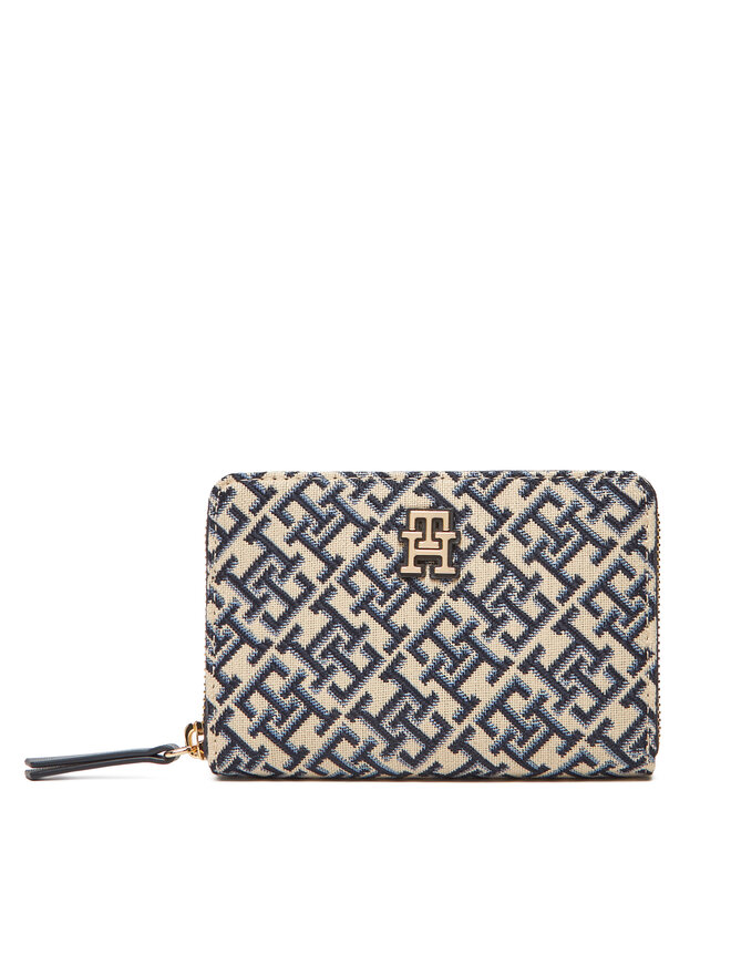 Tommy Hilfiger Велике Чоловіче Портмоне Tommy Hilfiger Th Jacquard Med Za AW0AW17479 Cиній