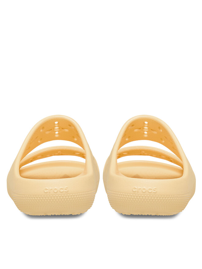 Crocs Παντόφλες Crocs Classic Floral Cutout Sandal 210966 Πορτοκαλί
