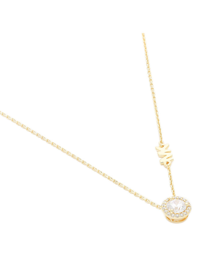Michael Kors Nyaklánc Michael Kors Pave Halo Necklace MKC1208AN710 Arany