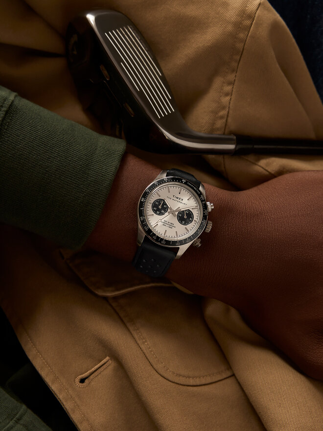 Timex Ročna ura Timex Waterbury Heritage TW2Y19300 Črna