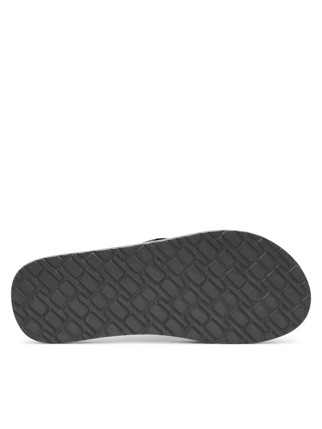 Tommy Hilfiger Zehentrenner Tommy Hilfiger Chambray Beach Sandal FM0FM05570 Dunkelblau