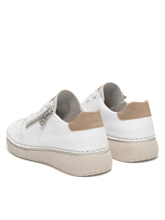 Rieker Sneakers Rieker 50905-80 Alb