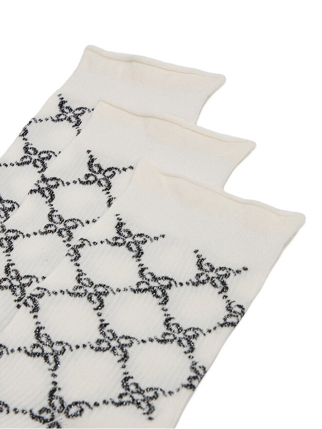 Nine West Lange Socken Nine West CEO_BR_NW_Silver_01_Z_AW25 (3 PACK) Schwarz