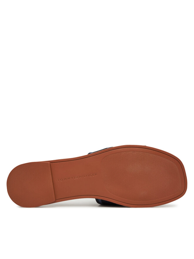 Tommy Hilfiger Šľapky Tommy Hilfiger Webbing Mule FW0FW08421 Tmavomodrá