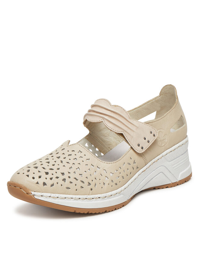 Rieker Halbschuhe Rieker N4382-60 Beige