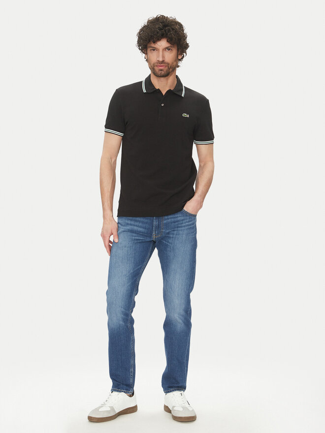 Lacoste Lacoste Polo marškinėliai PH9875 Juoda Regular Fit