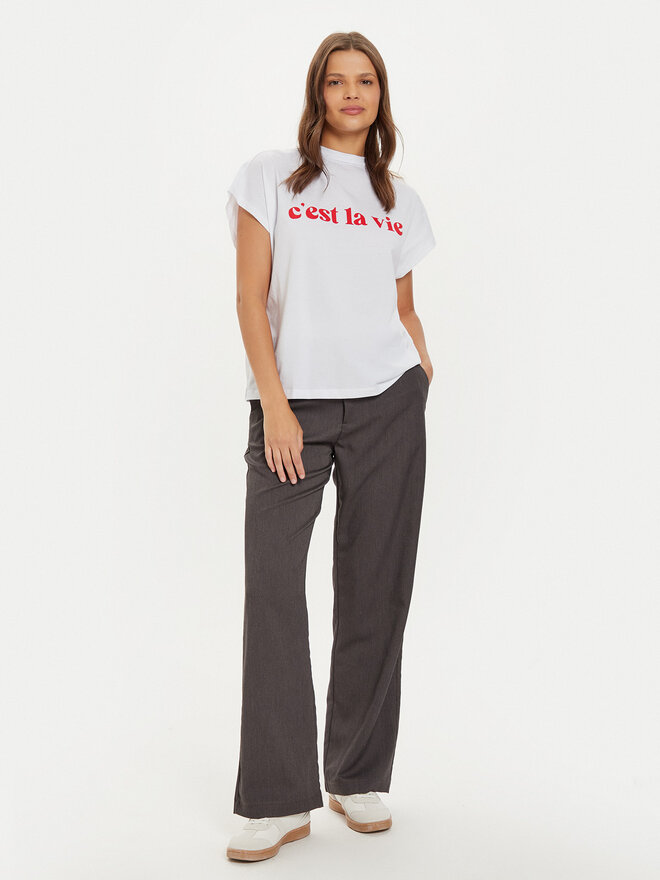 Noisy May Noisy May Camiseta 27030827 Blanco Oversize