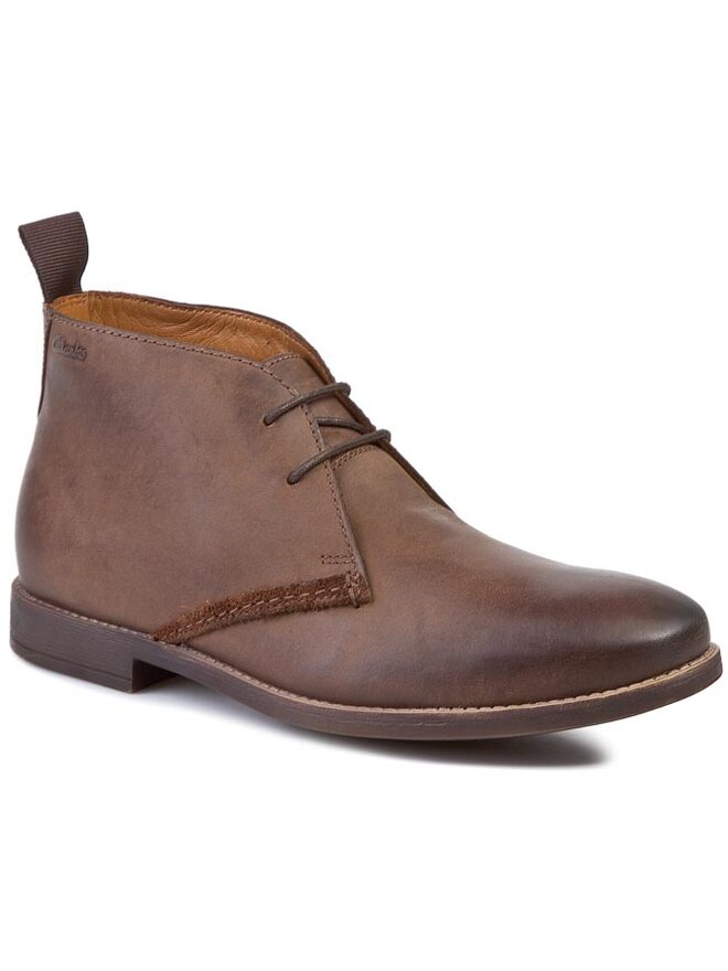 Schnurschuhe Clarks Novato Mid 261025047 Braun eschuhe