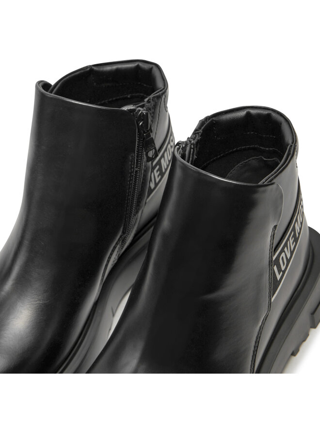 LOVE MOSCHINO Botki LOVE MOSCHINO JA21024G1LIA0000 Czarny