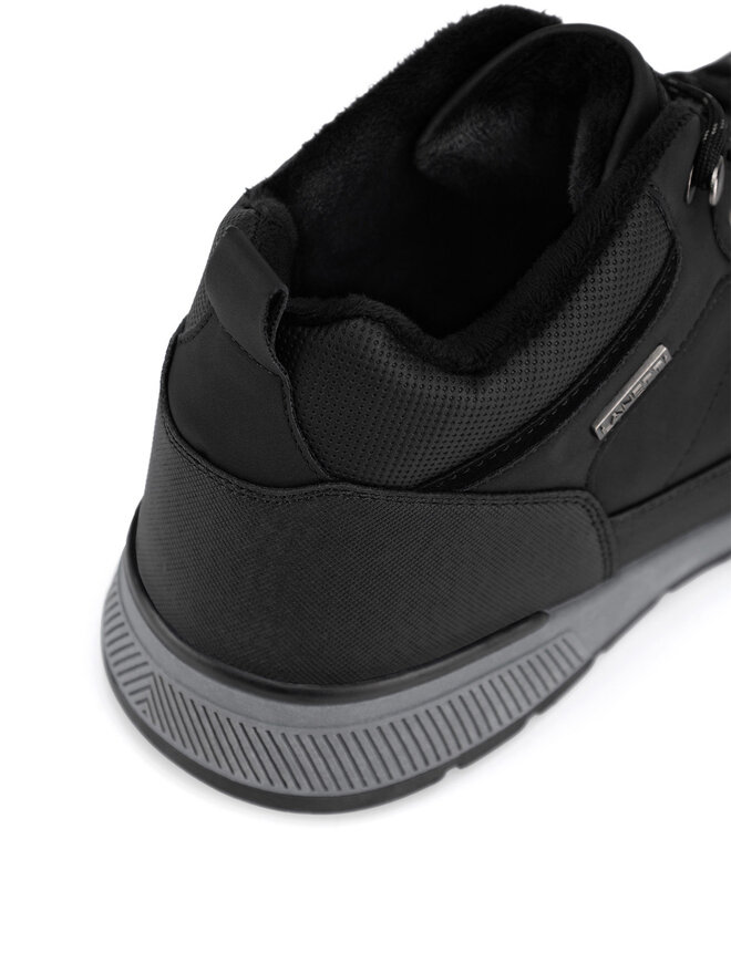 Lanetti Schnürschuhe Lanetti M-VS01543-11 Schwarz