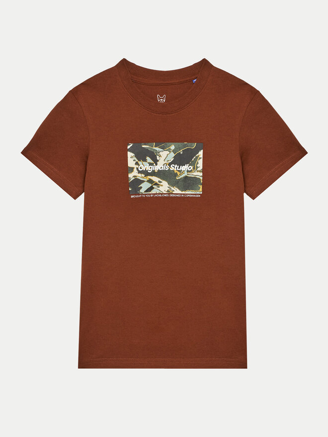 Jack&Jones Junior Jack&Jones Junior T-Shirt Vesterbro 12267453 Braun Standard Fit