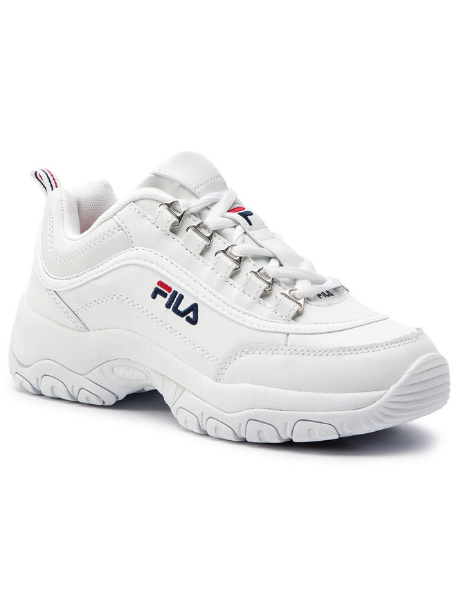Fila strada low white discount