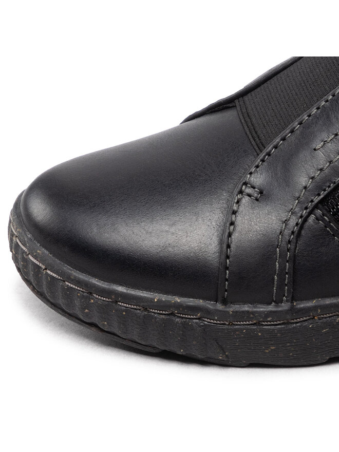 Clarks Félcipő Clarks Caroline Cove 261676994 Fekete