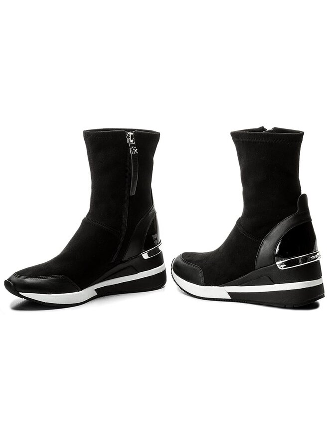 Bottines MICHAEL Michael Kors Ace Stretchlow 43F7ACFE5S Noir chaussures