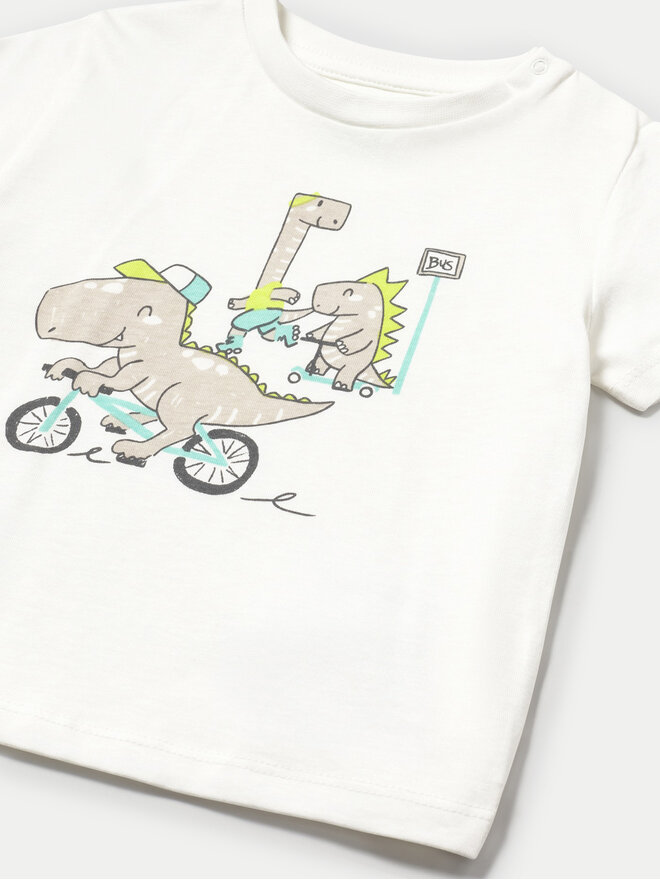 Mayoral Mayoral Camiseta 1062 Blanco Regular Fit