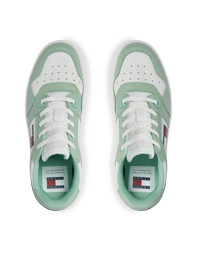 Tommy Jeans Laisvalaikio batai Tommy Jeans Tjw Retro Basket Ess EN0EN02505 Žalia