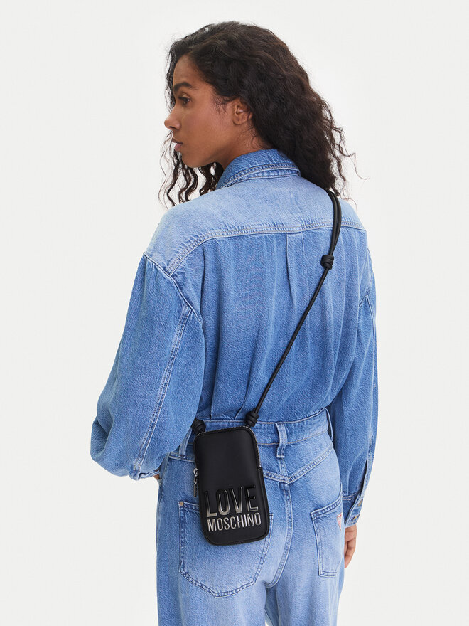 LOVE MOSCHINO Τσαντάκι Κινητού LOVE MOSCHINO JC5729PP0MKD000B Μαύρο
