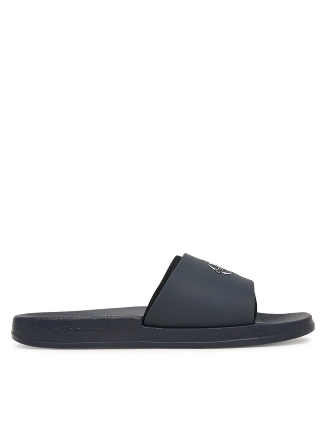 Calvin Klein Pantoletten Calvin Klein Ess Slide Rubber Neoprene HM0HM02229 Dunkelblau