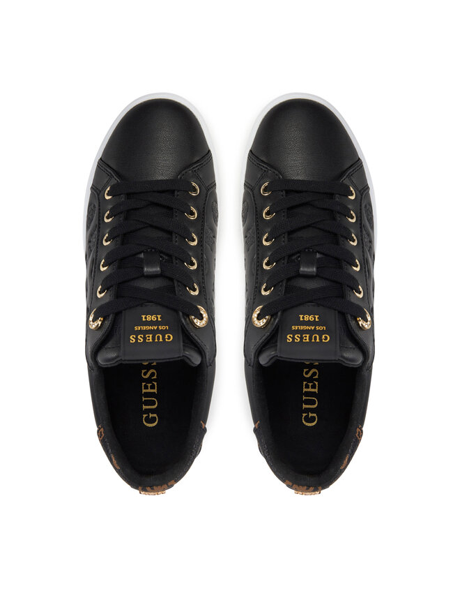 Guess Sneakersy Guess FLJRONF AL12 Czarny