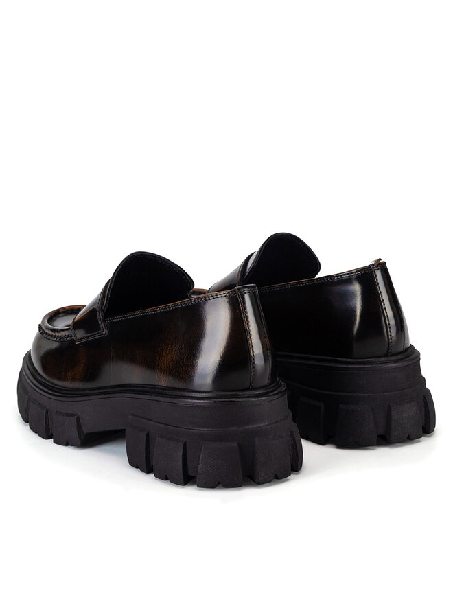 Badura Loafersy Badura ELANA-01WI-002 Brązowy