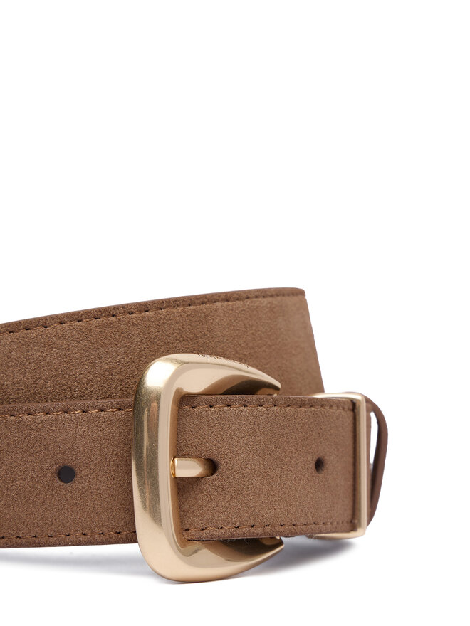 Calvin Klein Gürtel Calvin Klein Hw End Tip Buckle Suede 30Mm LV04F7114G Braun