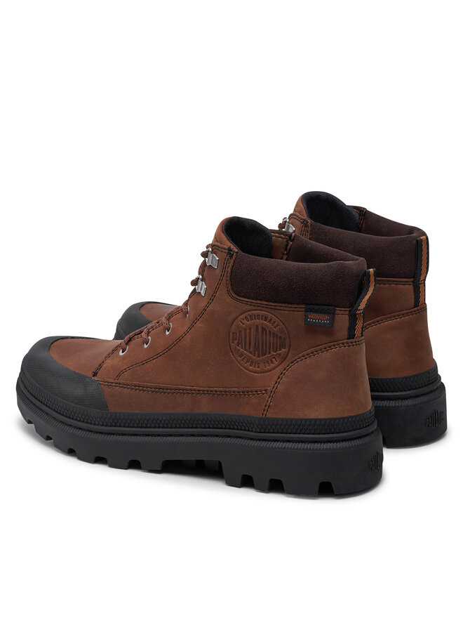 Palladium Schnürstiefeletten Palladium Pallatroopercuff Wp+ 04365-248-M Braun